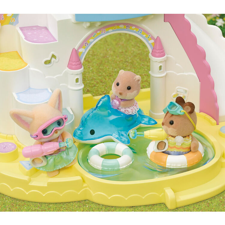 Sylvanian Families | Baby Set - Friendly Water Play Baby Doll Figures