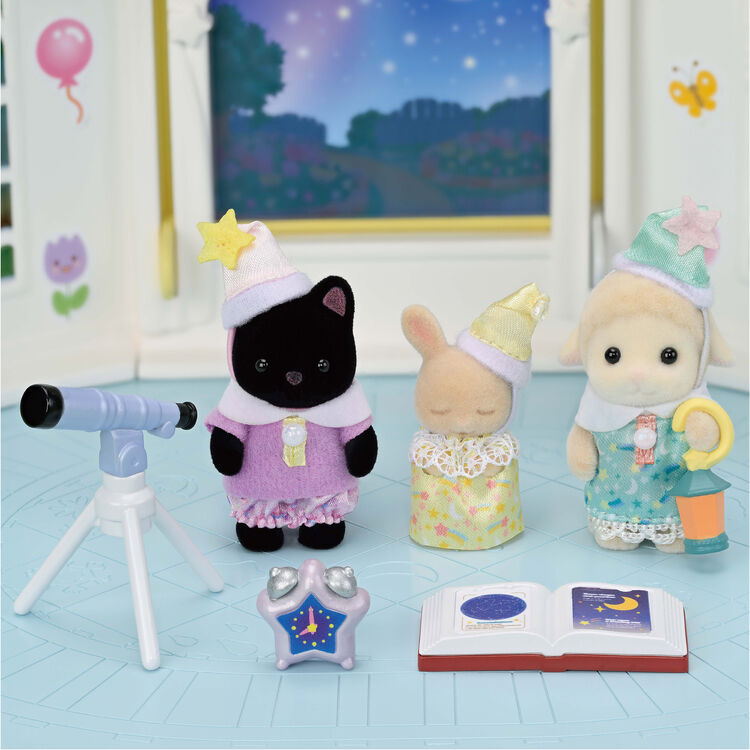 Sylvanian Families | Baby Set - Friendly Overnight Baby Doll Figures
