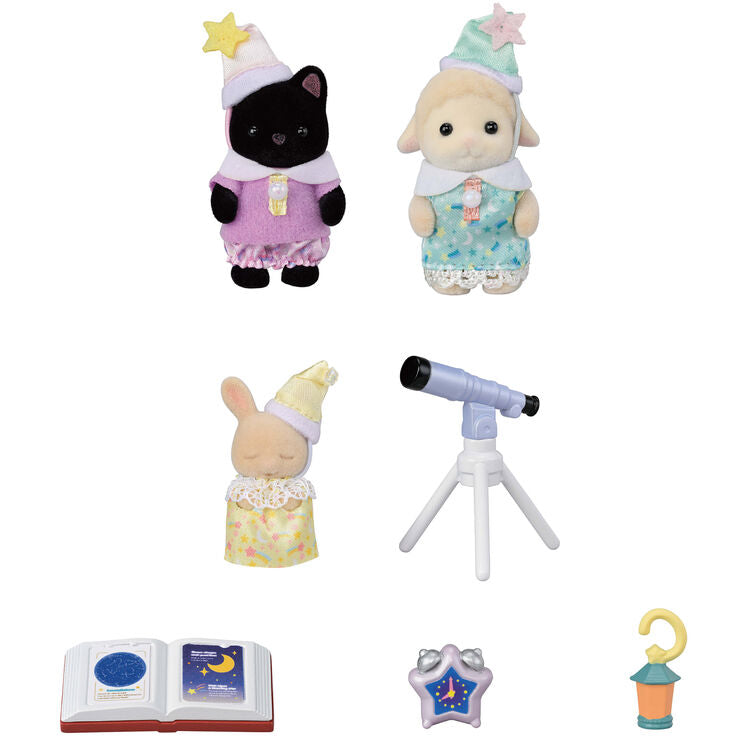 Sylvanian Families | Baby Set - Friendly Overnight Baby Doll Figures