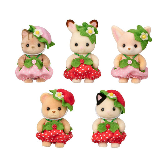 Sylvanian Families | Gather together!  Strawberry Baby Set Doll Figure