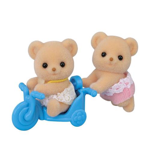 Sylvanian Families | Twins Baby Doll Figure - Biscuit Bear