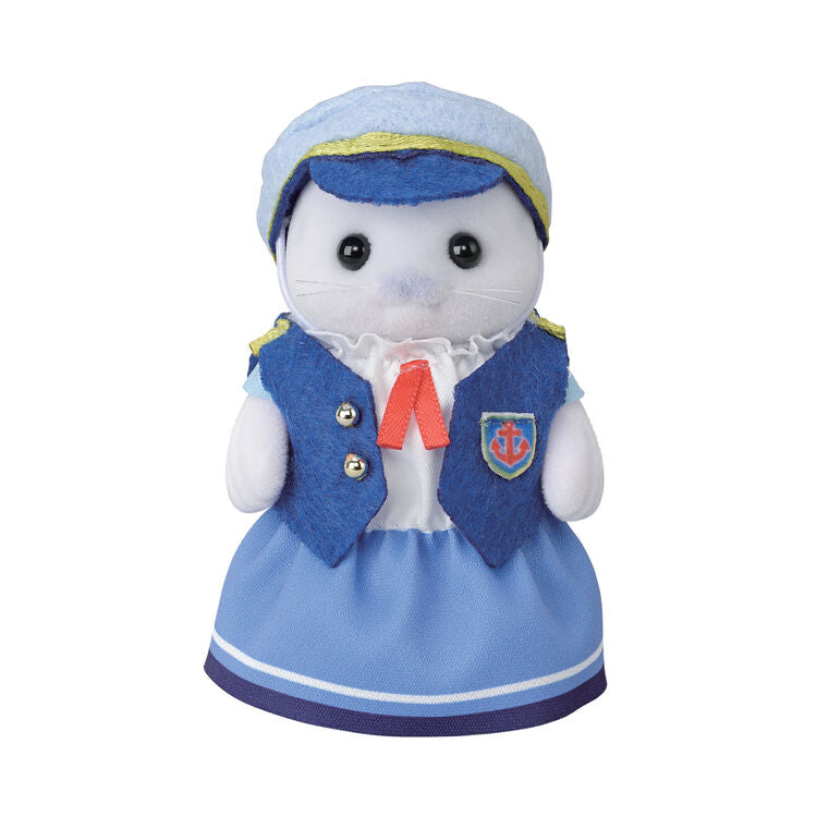 Sylvanian Families | Baby Set - New Captain Seal's Exciting Boat Baby Doll Figures