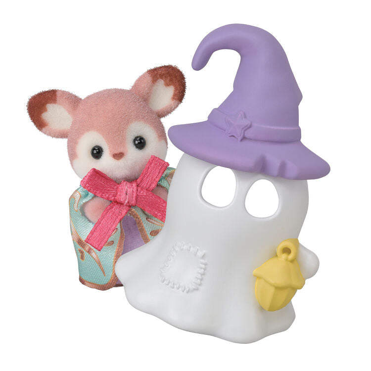 Sylvanian Families | Furniture and Doll Set -  Halloween Ghost and Pumpkin Carriage Set