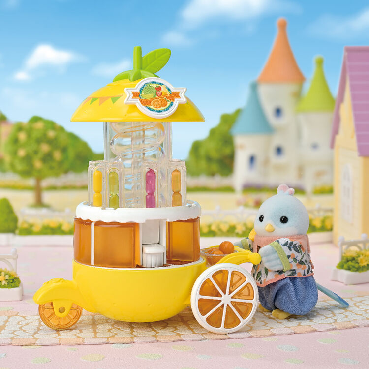 Sylvanian Families | Shopkeepers and Doctors Set - Citrus Bird Juice Shop Doll Figures