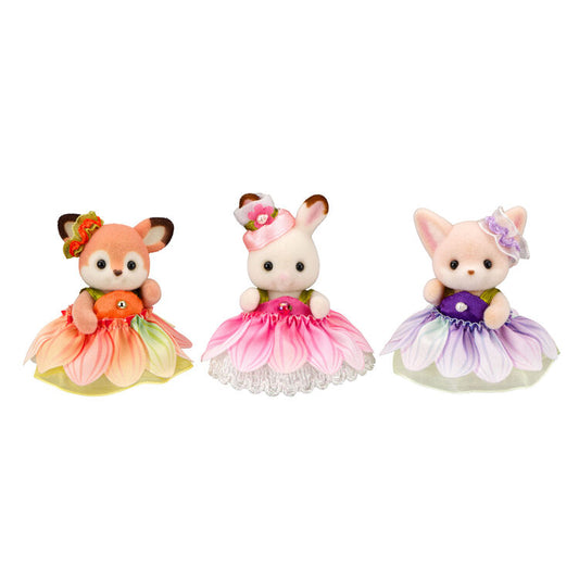 Sylvanian Families | Baby Trio Set - Flower Doll Figure