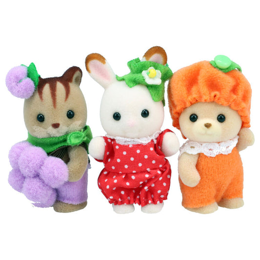 Sylvanian Families | Baby Trio Set - Fruit Doll Figure