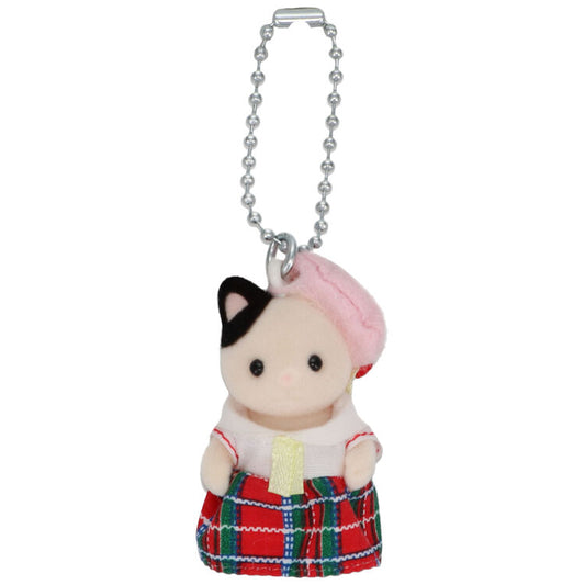 Sylvanian Families | Keychain Charcoal Cat (Sailor Clothes)