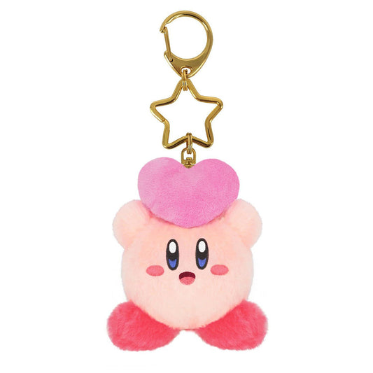 Kirby of the Stars Japan | Kirby Mini Mofu Mascot Keychain - Kirby Friends Heart Throwing