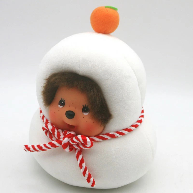 Monchichi Sekiguchi | Monchhichi Plush Toy (S) - Kagami Mochi Japanese New Year