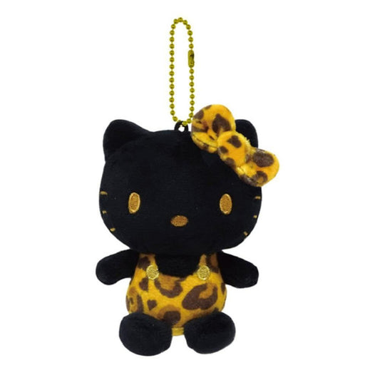 Sanrio K Company |  Hello Kitty Leopard Print Series Mascot Holder (Black Brown)