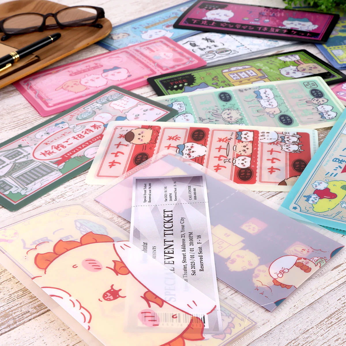 Chiikawa | Chiikawa Mitamemo Ticket File Blind Box : [1 Box 14 Pieces] (All 14 Types)