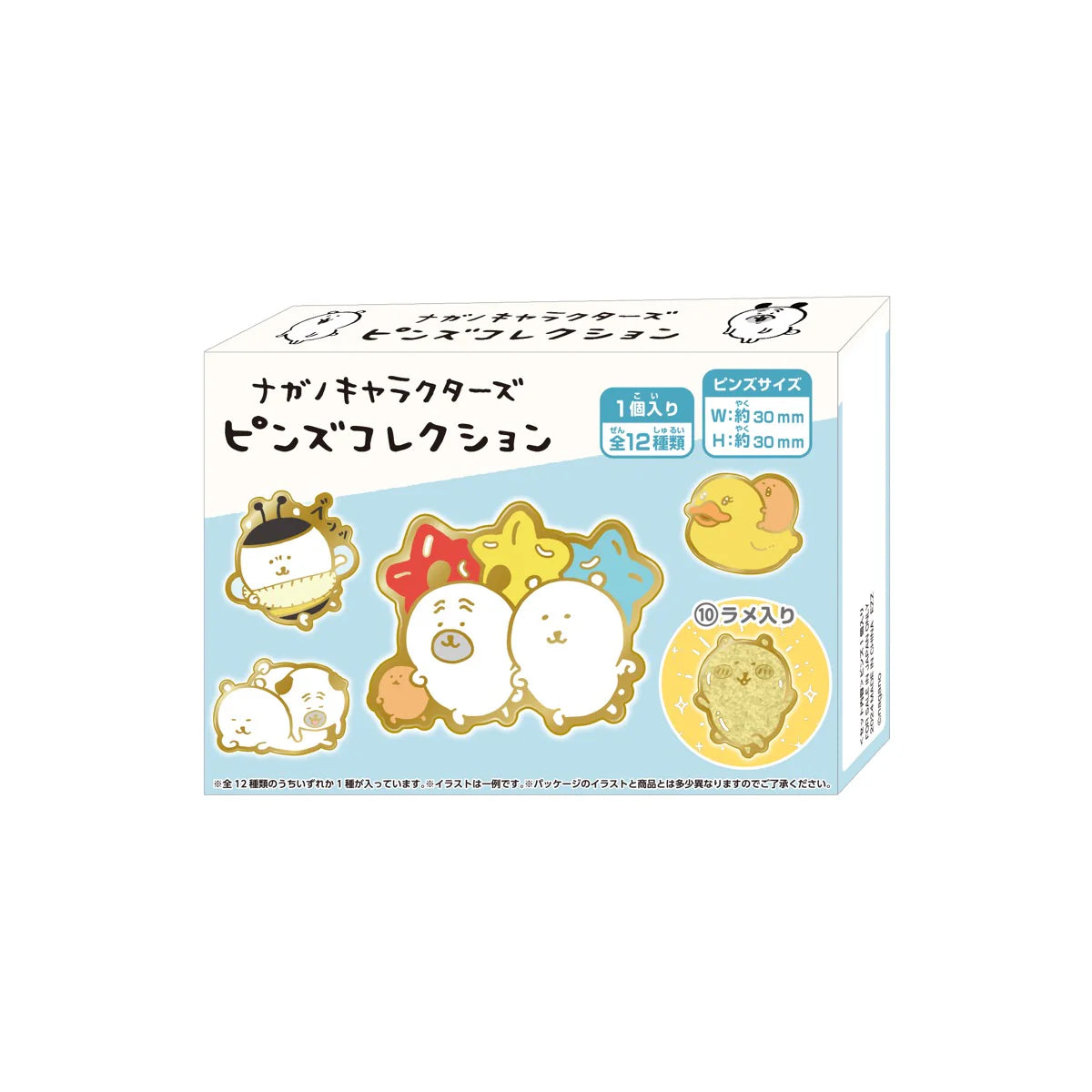 Nagano | Nagano Characters Pins Collection Blind Box (12 Types in Total)