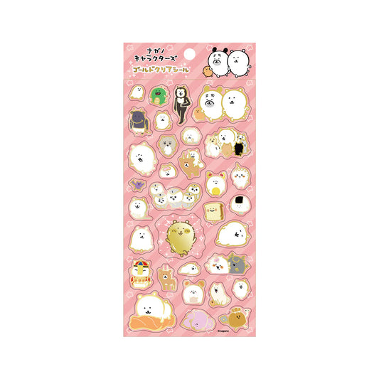 Nagano | Nagano Characters Gold Clear Seal 1 - Nagano Characters