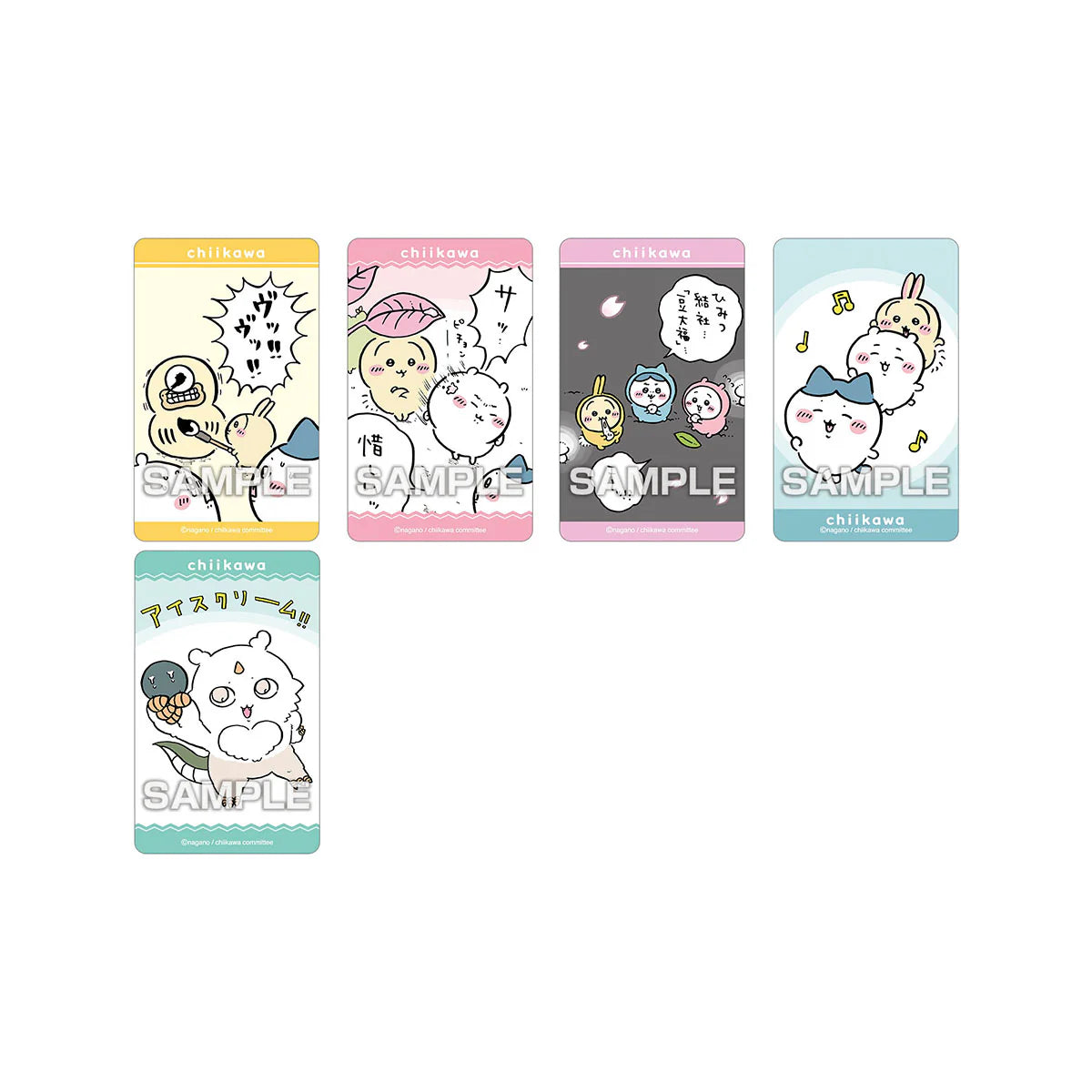 Chiikawa | Ensky Chiikawa Deco Sticker 4 [1 BOX 20 Packs] (36 Types In Total)