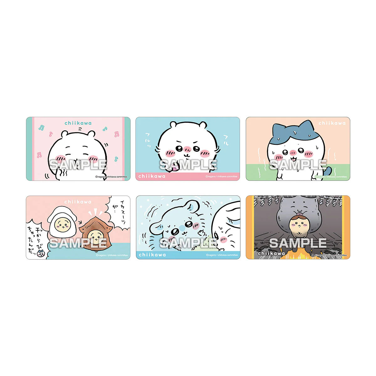 Chiikawa | Ensky Chiikawa Deco Sticker 4 [1 BOX 20 Packs] (36 Types In Total)