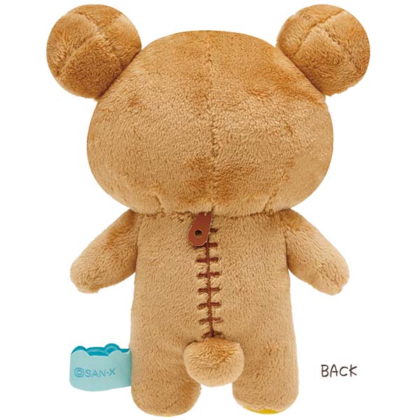 San-X | Rilakkuma Everyone's Manpu Kumaku Theme Hanging Plush Toy - Rilakkuma MO65401