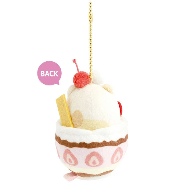 San-X | Sumikko Gurashi Fruit Parlor Hanging Plush Toy - Cat MV46401