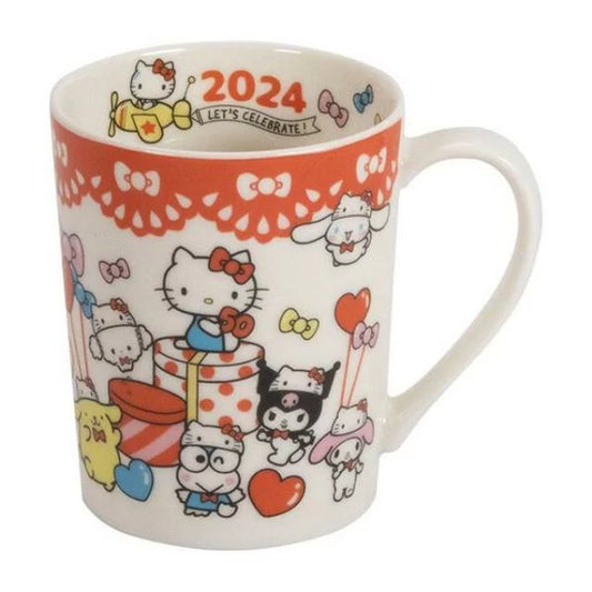 Sanrio | Hello Kitty Ceramic Mug | Party - Happy New Year 2024