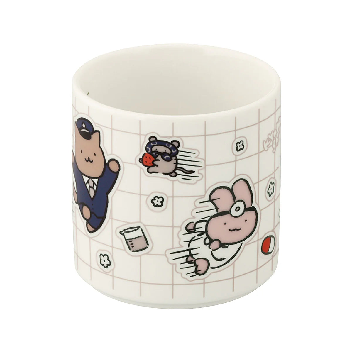 White Tiger and Black Tiger Dr Rabbit Nandemo Hospital Mug - Ambulance