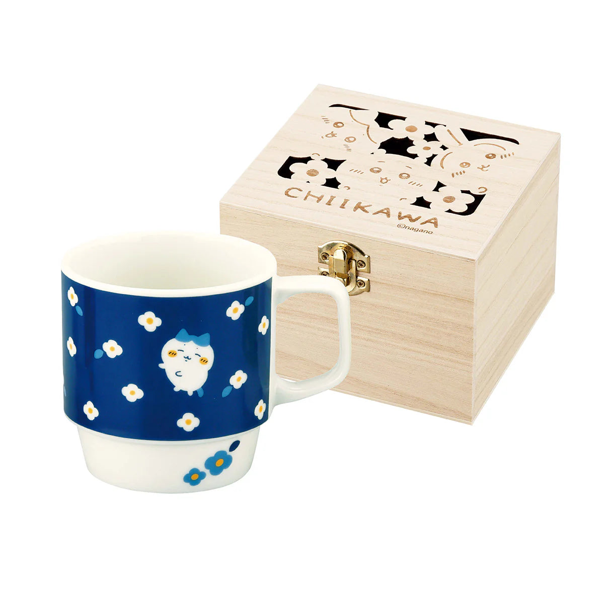 Chiikawa | Chiikawa Flower Garden Wooden Box Mug - Hachiware