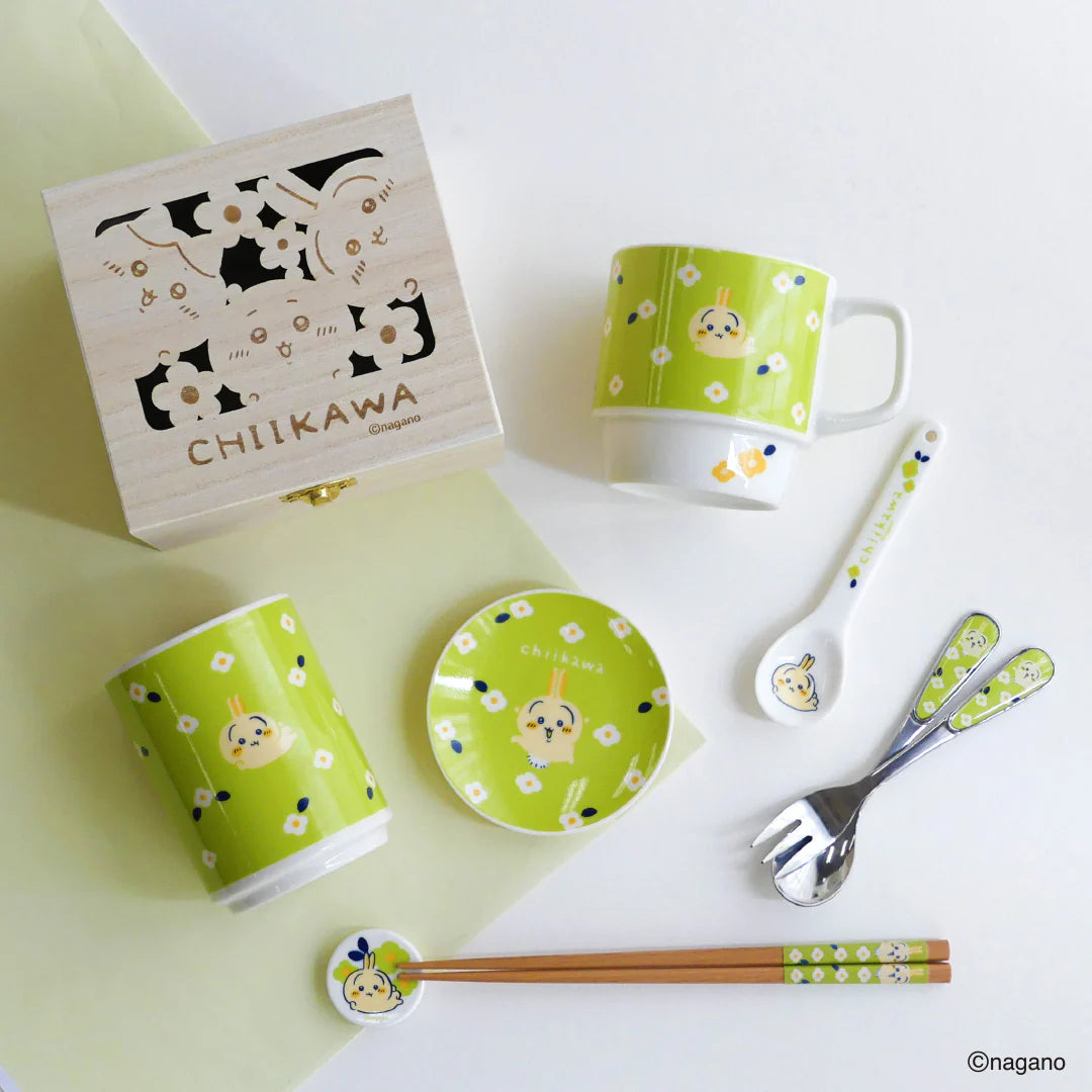 Chiikawa | Chiikawa Flower Garden Wooden Box Mug - Usagi