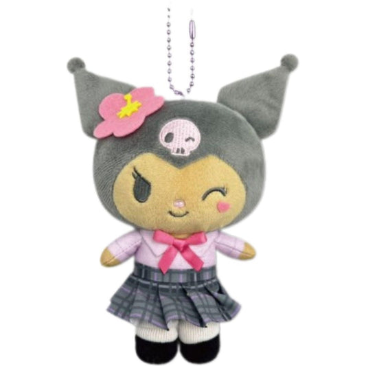 Sanrio | High School Girl Gal 2 Mascot Pouch - Tanned Kuromi