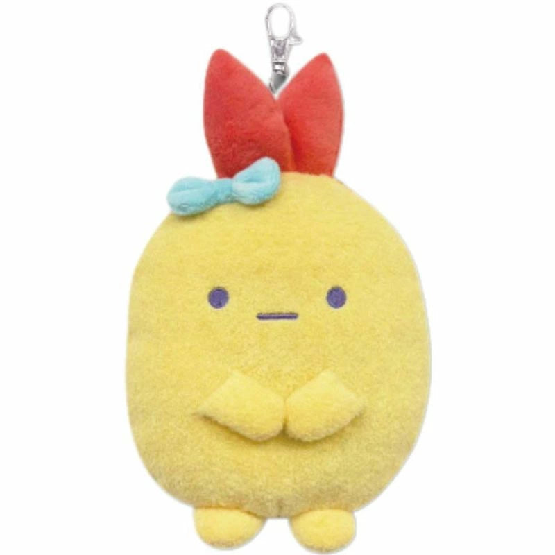 San-X | Sumikko Gurashi Die-cut Reel Pass Case - Fried Shrimp Tail
