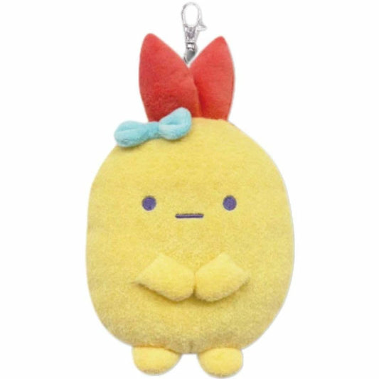 San-X | Sumikko Gurashi Die-cut Reel Pass Case - Fried Shrimp Tail