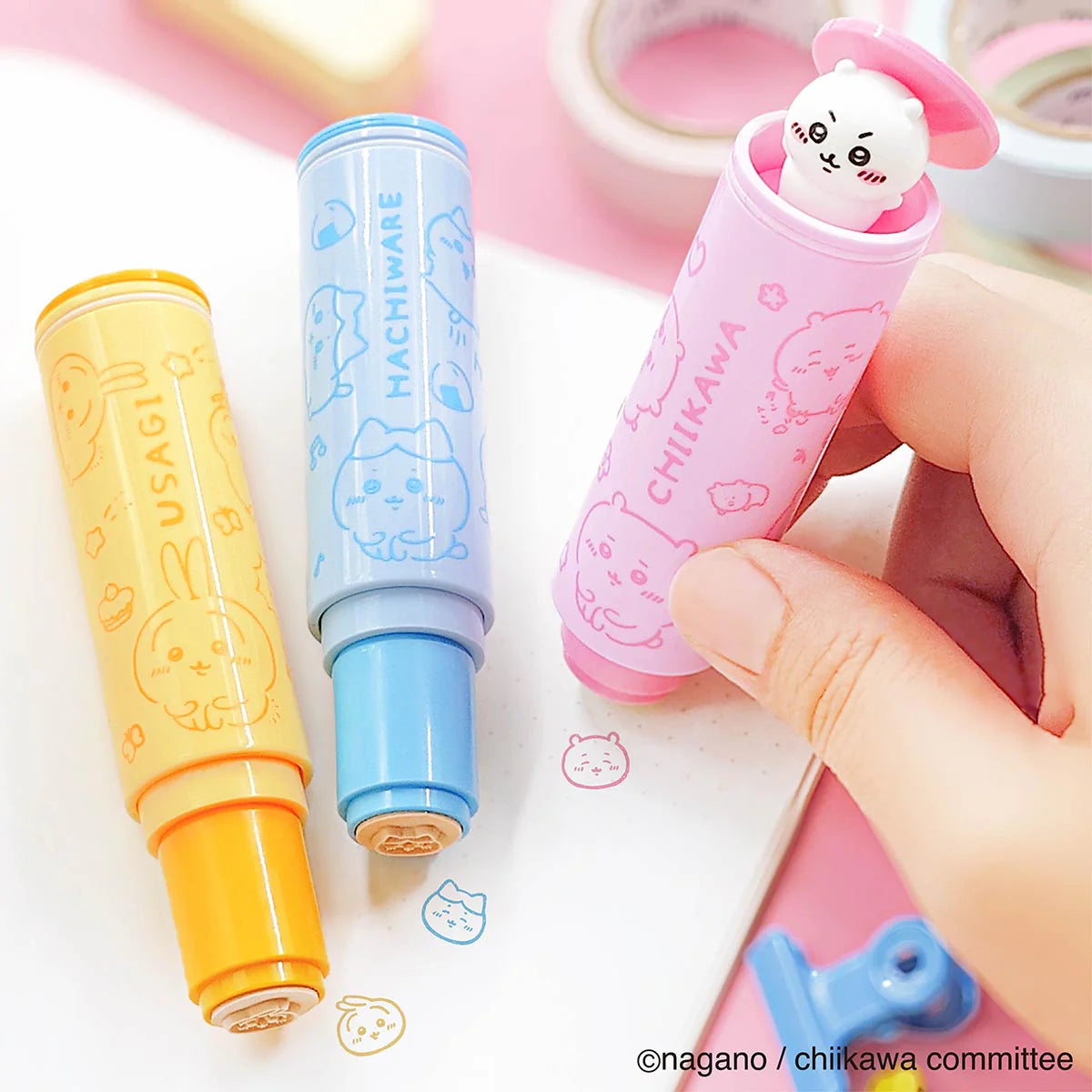 Chiikawa | Chiikawa Name Stamp Holder - Hachiware