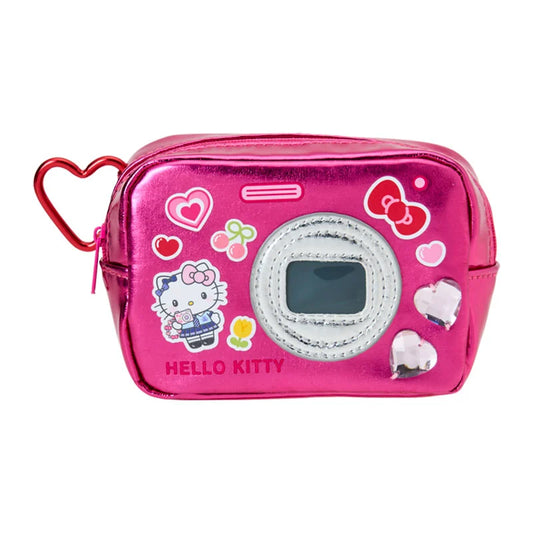 Sanrio | Sanrio Characters Sparkling School Trip Camera Style Pouch - Hello Kitty