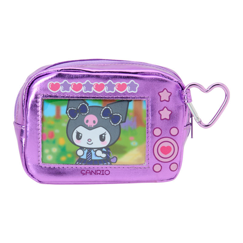 Sanrio | Sanrio Characters Sparkling School Trip Camera Style Pouch - Kuromi