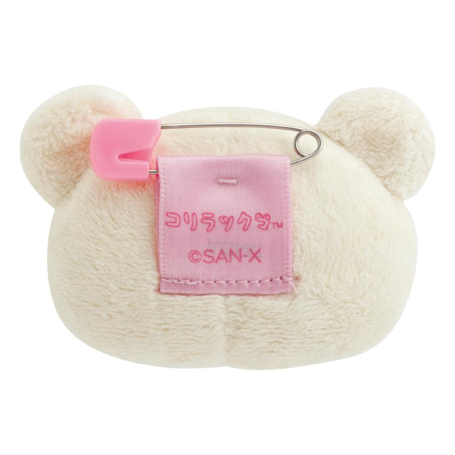 San-X | Rilakkuma Store Limited Korilakkuma Zurura Series Plush Badge - Sparkling Eyes