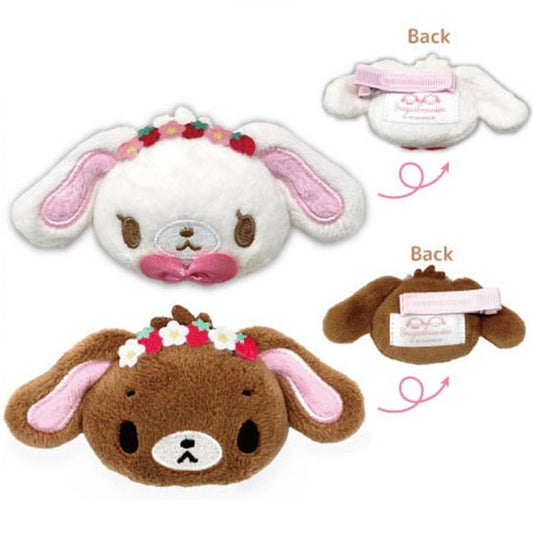 SPINNS x Sanrio | Sanrio Characters Sugar Bunny Plush Multi Clips (2 Pieces)