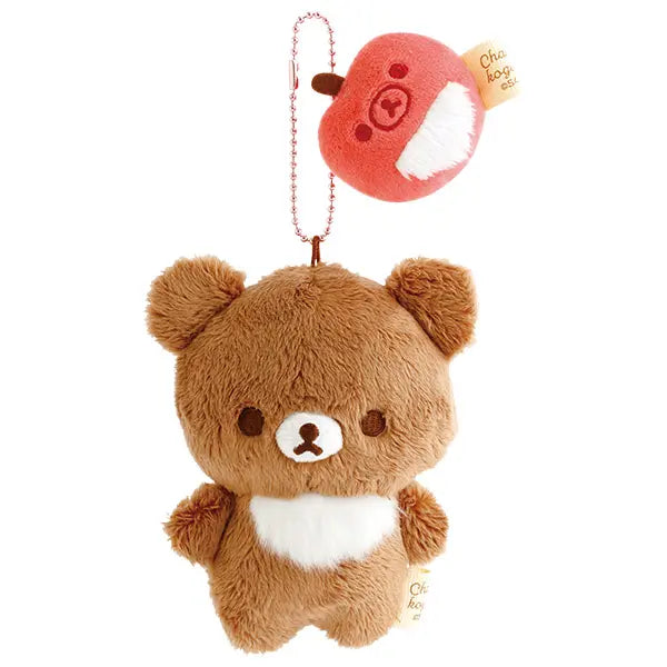 San-X | Rilakkuma Chairoikoguma 10th Anniversary Hanging Plush Toy - A