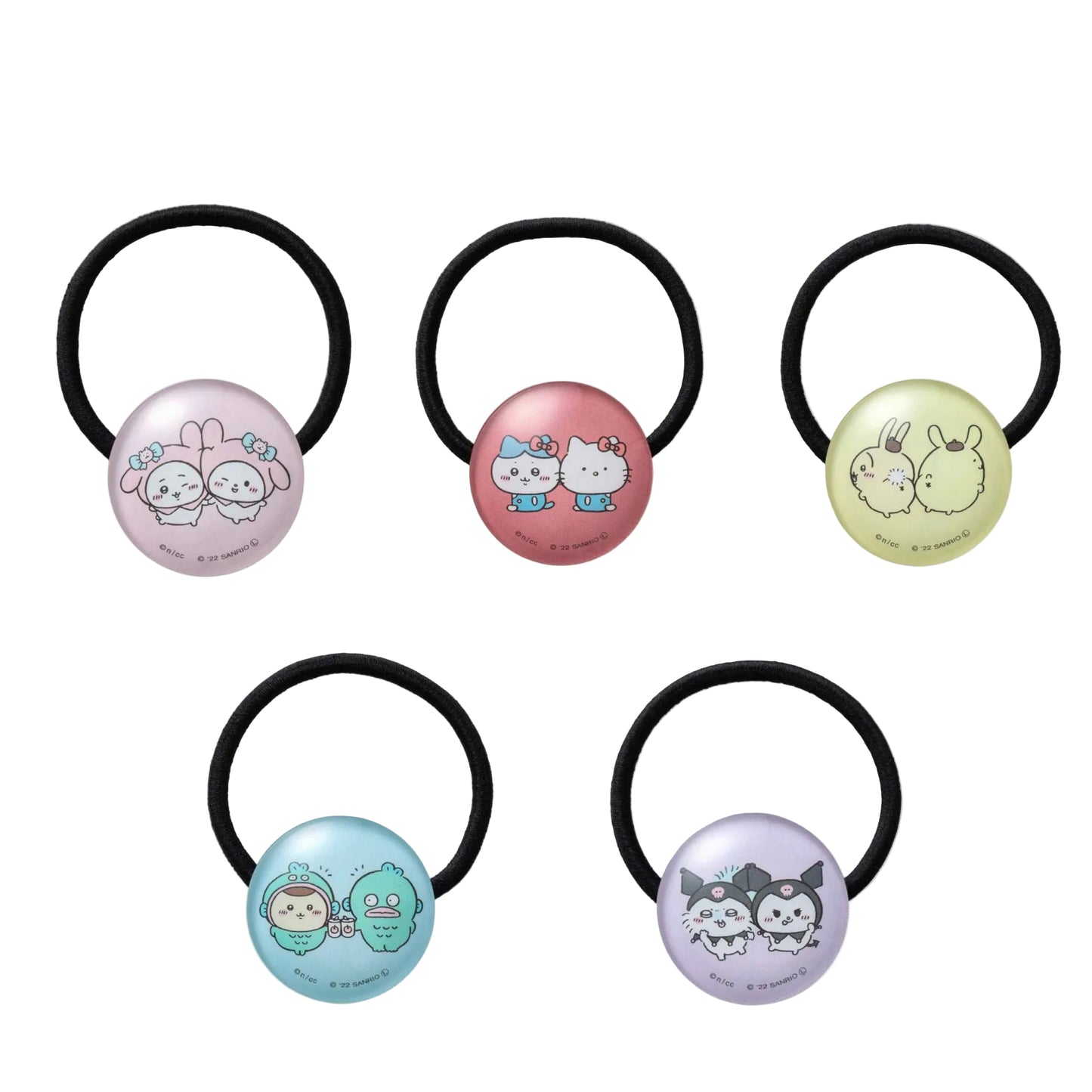 Chiikawa × Sanrio Characters Glass Hair Tie