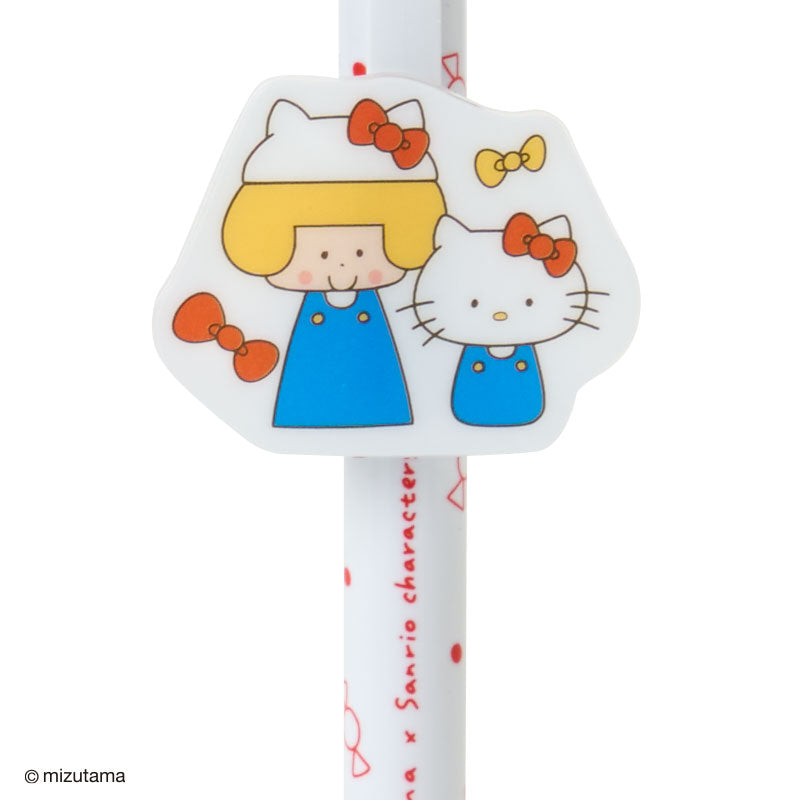 Sanrio | Mizutama x Sanrio Characters Ballpoint Pen With Plate - Hello Kitty