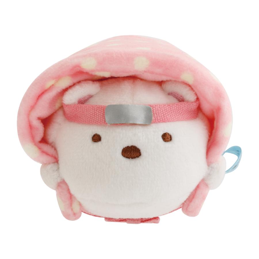 San-X | Sumikko Gurashi Ninja Series Shop Limited Hand-held Tenori Plush Toy - Polar Bear