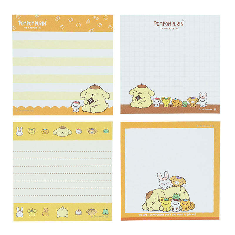 Sanrio | Sanrio Characters Square Memo - Pompompurin (Orange)