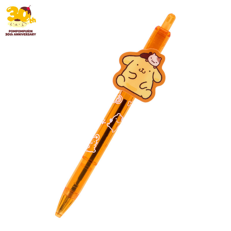 Sanrio | Sanrio Characters Ballpoint Pen With Plate - Pompompurin (Orange)