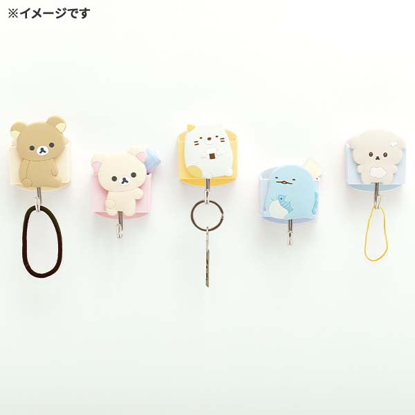 San-X | Rilakkuma Magnetic Hook With Case - Korilakkuma