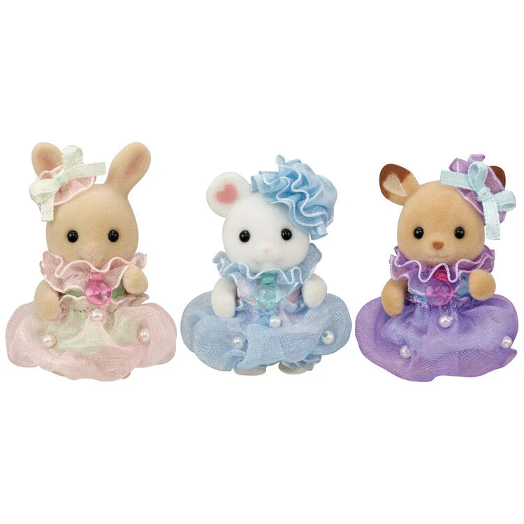 Sylvanian Families | Baby Trio Set - Jellyfish Baby Doll Figures
