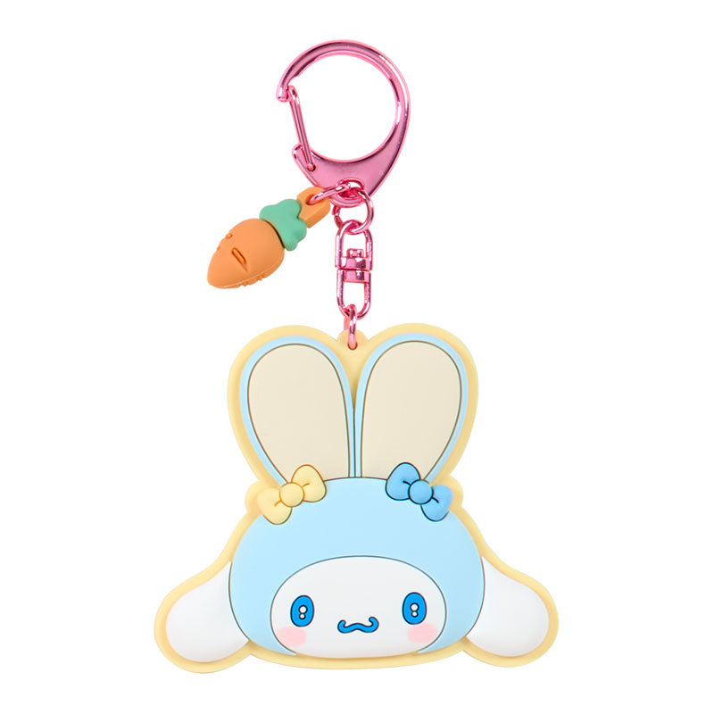Sanrio | Sanrio Characters Fluffy Rabbit Secret Mirror Rubber Keychain Blind Box (8 Types)