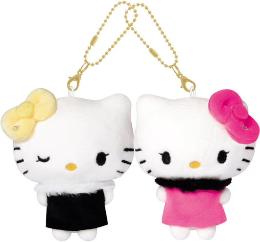 Sanrio | Hello Kitty Niko Nui Magnet Mascot Keychain - Kitty & Mimi (C)