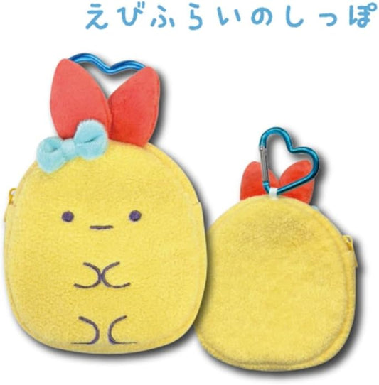 San-X | Sumikko Gurashi Die-Cut Mini Pouch - Fried Shrimp Tail