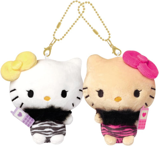 Sanrio | Hello Kitty Niko Nui Magnet Mascot Keychain - Kitty & Mimi (D)
