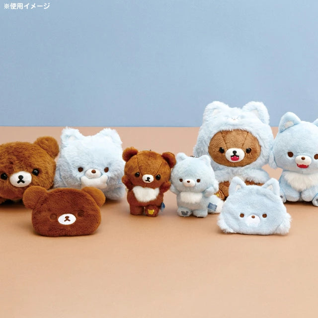 San-X | Rilakkuma Aokogu Otmari Series Hanging Plush Toy - Blue Wolf MO85401