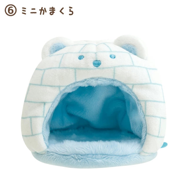 San-X | Sumikko Gurashi Polar Bear Hometown Theme Assorted Hand-held Tenori Plush Toy MO59101