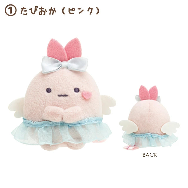 San-X | Sumikko Gurashi Assorted Tenori | Minna Tenshi Mitania Idol | Angel Ebite Idol Tenori Plush MO62001