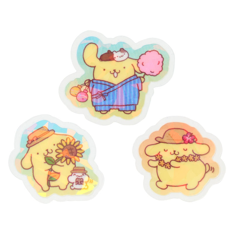 Sanrio | Sanrio Characters Summer Themed Sticker Pack - Pompompurin
