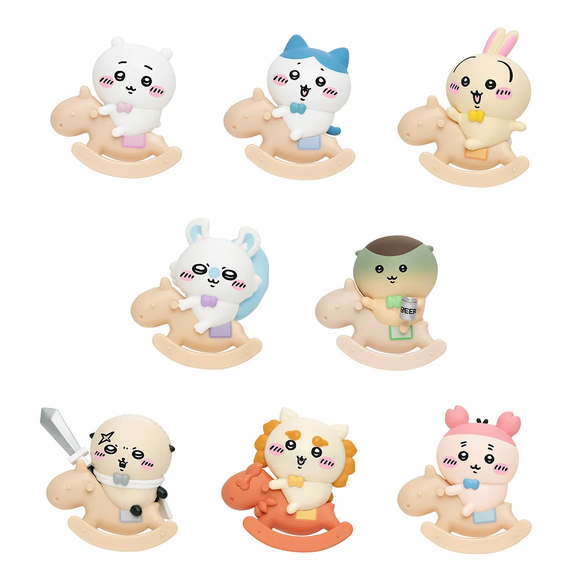 Chiikawa | 'Chiikawa GPSBOX Rocking Wooden Horse Figure Blind Box (8 Types)